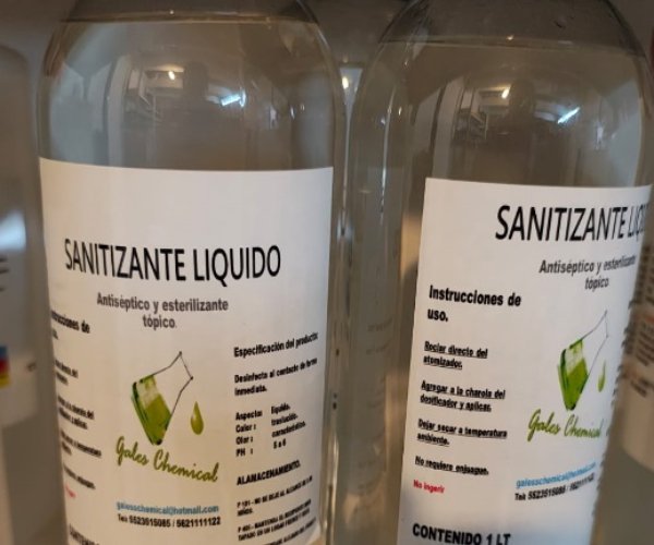 Gel antibacterial y sanitizante